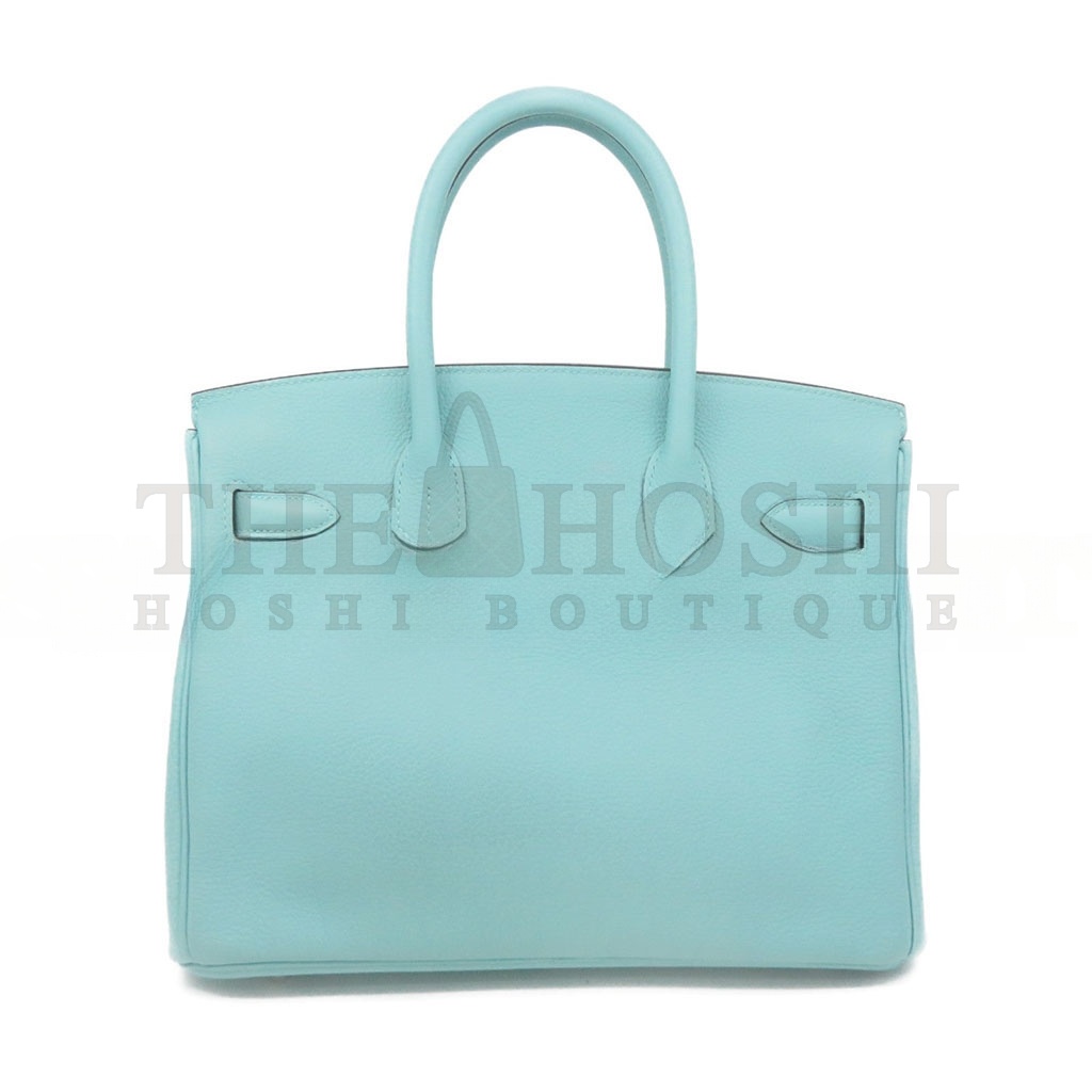 H**me5 BIRKIN 30 TOGO LEATHER MACARON BLUE SILVER BUCKLE BAG 2160900331074 (30*20*13cm) Master Quality